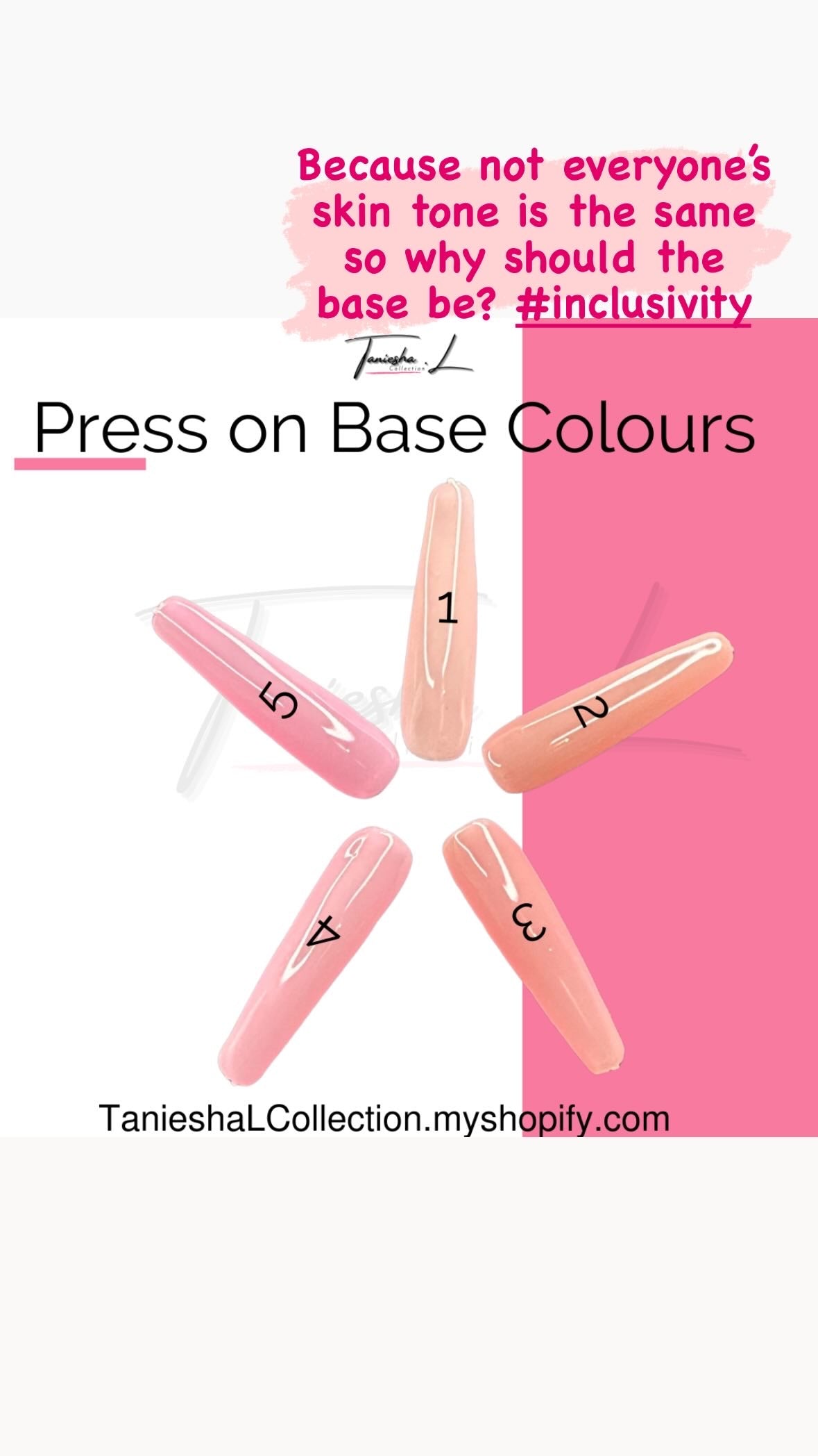 French Tip White (XS-M) - press on nails - set of 20/24