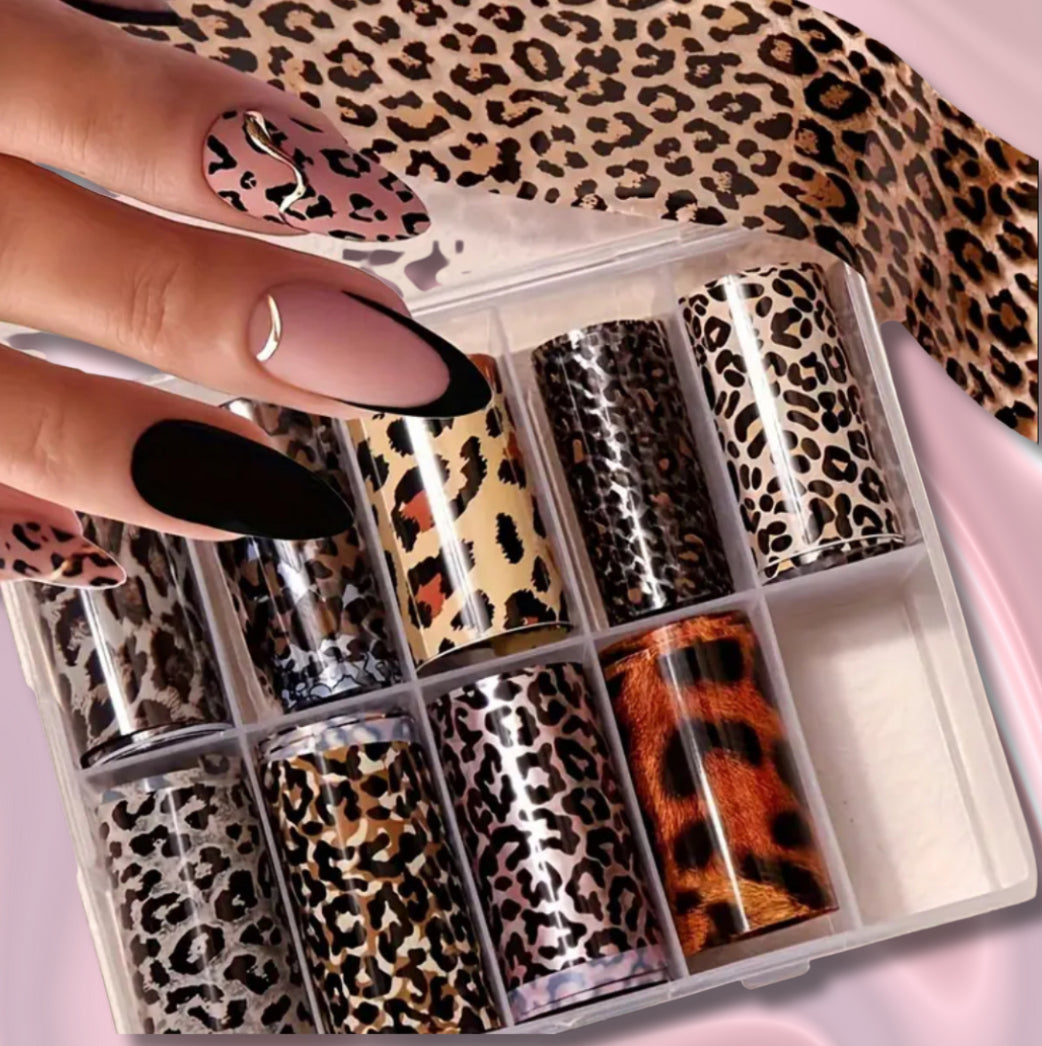 Leopard Print - Nail Transfer Foil Stickers