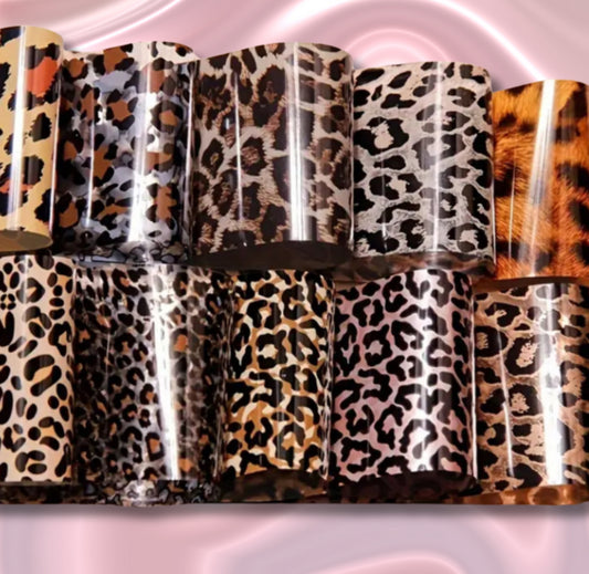 Leopard Print - Nail Transfer Foil Stickers