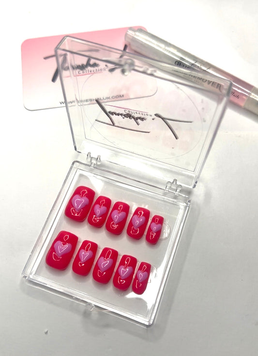 All Heart (XS-M) - press on nails - set of 10