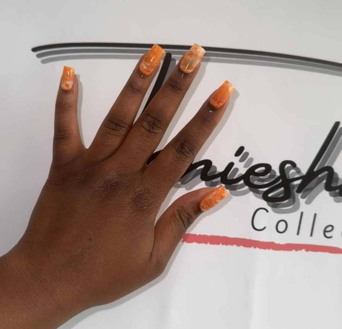 SUNSET - press on nails - set of 10